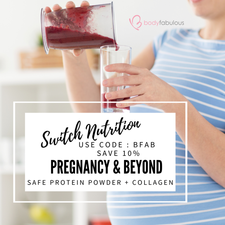 Pregnancy and Breastfeeding Safe Protein Powder BodyFabulous