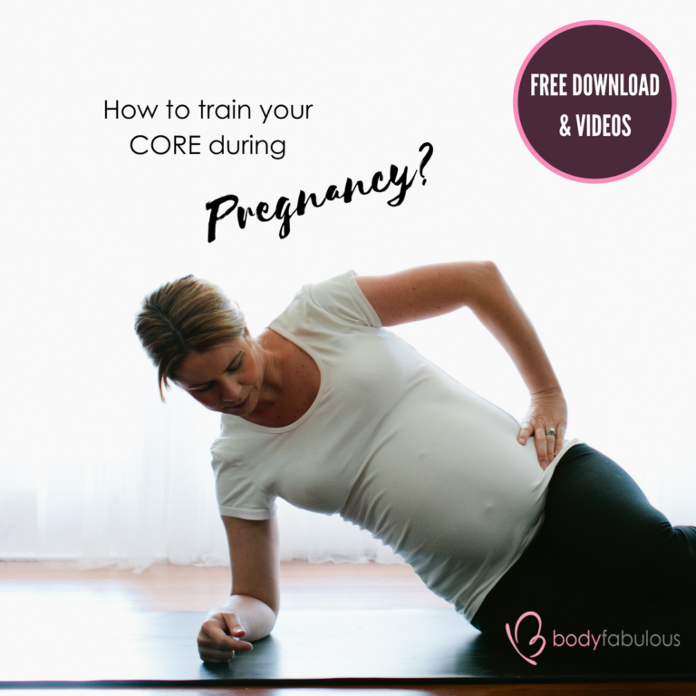 Free Pregnancy Postpartum Core Training BodyFabulous Pregnancy Women