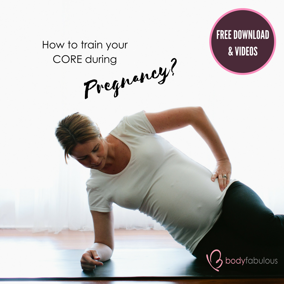 Pregnancy is the BEST time to strengthen your core !