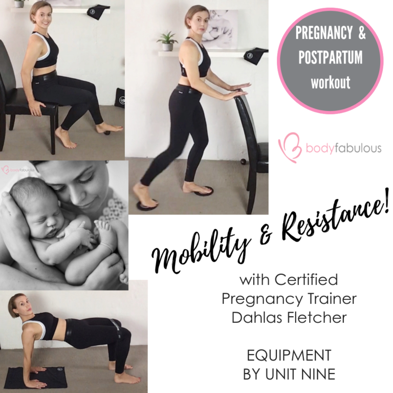 pregnancy-safe strength moves with resistance bands - Featured Image