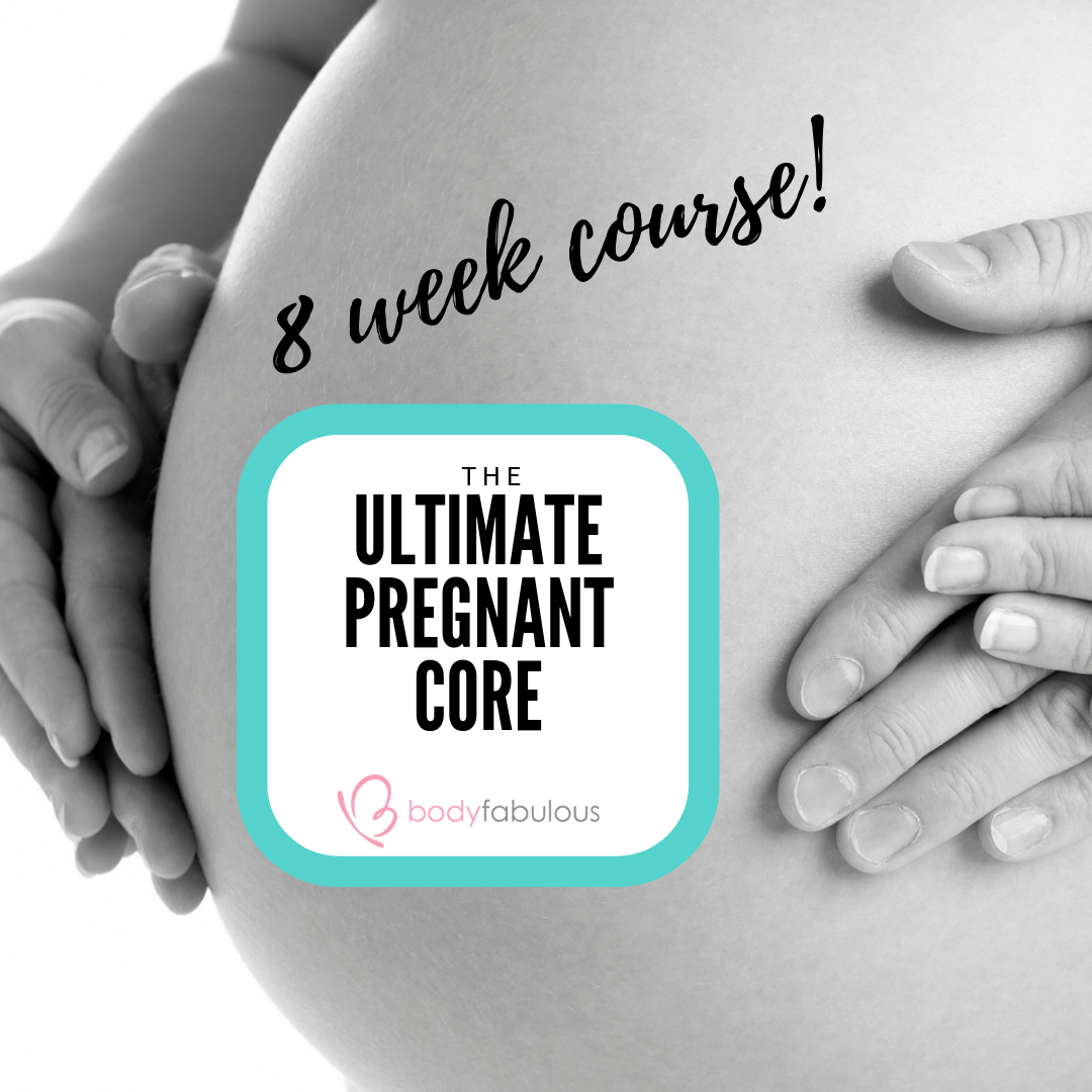 TRAIN YOUR CORE during PREGNANCY