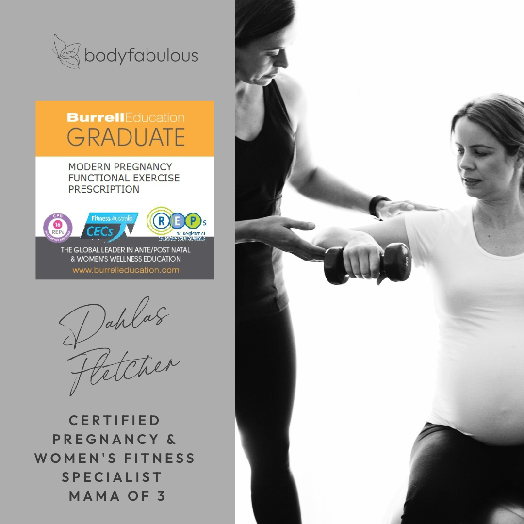 Dahlas0fletcher-certified-pregnancy-womens-fitness-specialist-australia