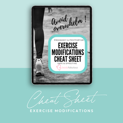 exercise-modifications-cheat-sheet-pregnancy-postnatal