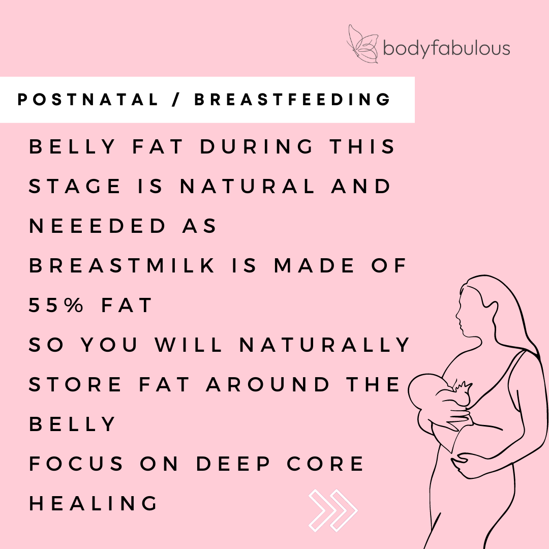 breastmilk, breastfeeding, belly fat, postnatal belly, postnatal core, diastasis , ab separation, core workout, mums bubs fitness, postnatal fitness coach, postnatal personal trainer